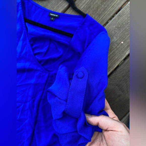 Torrid blue blouse - Picture 5 of 10